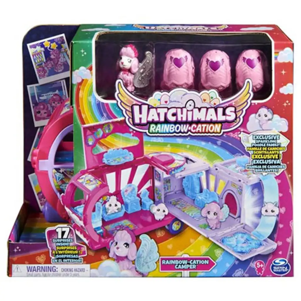 Hatchimals Rainbow Cation Road Camper Deluxe lakóautó - Spin Master kép 1