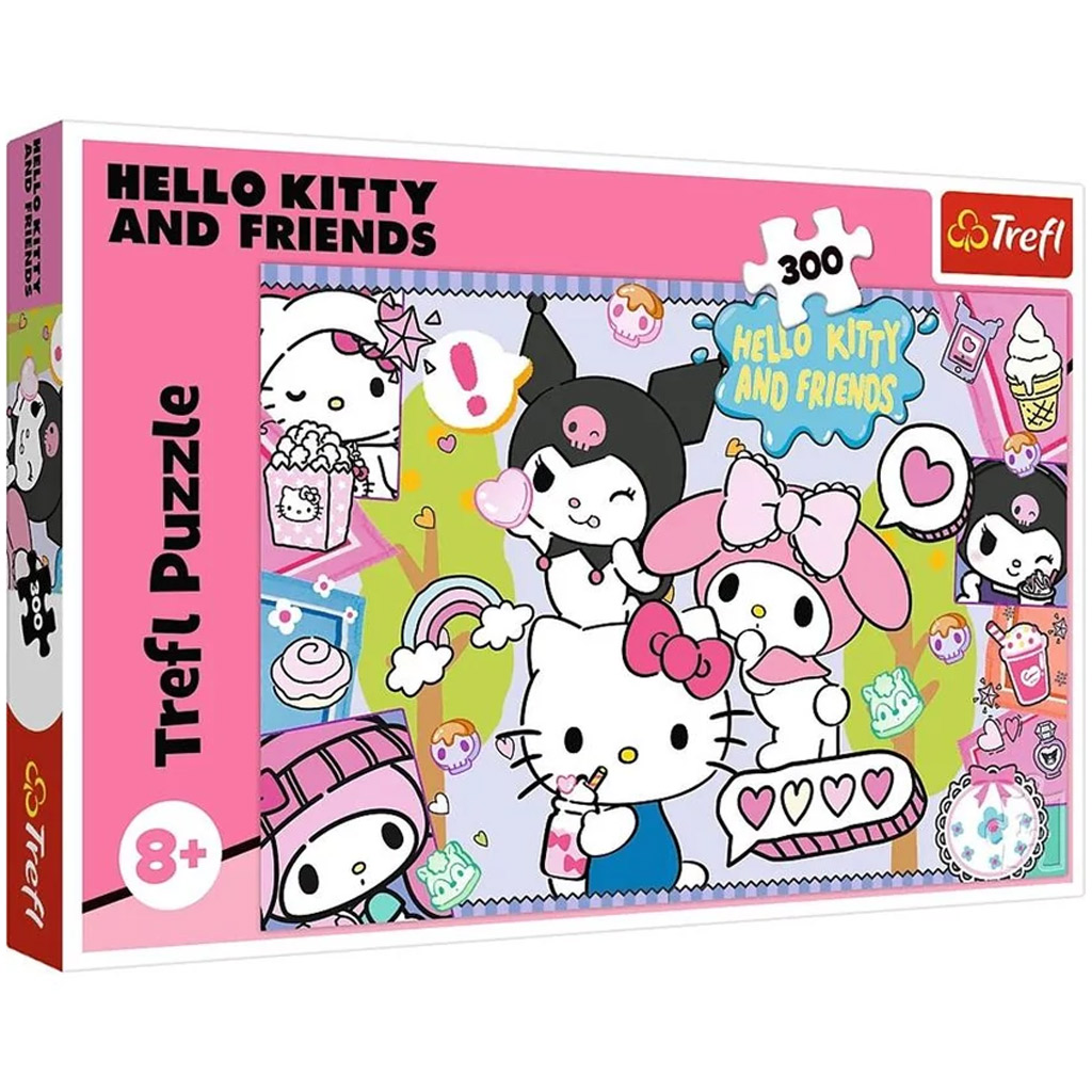 Hello Kitty a priatelia 300-dielne puzzle - Trefl
