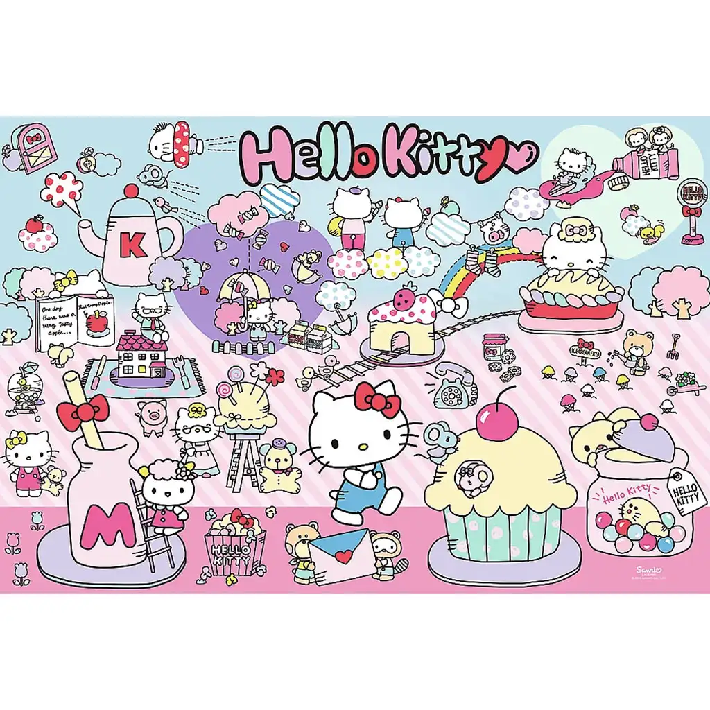 Hello Kitty svet 300-dielne puzzle - Trefl kép 2