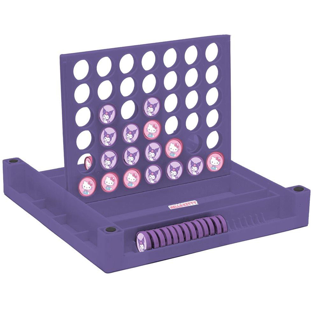 Luna: Hello Kitty 2 v 1 spoločenská hra – Štyri v rade a Hady a rebríky kép 3