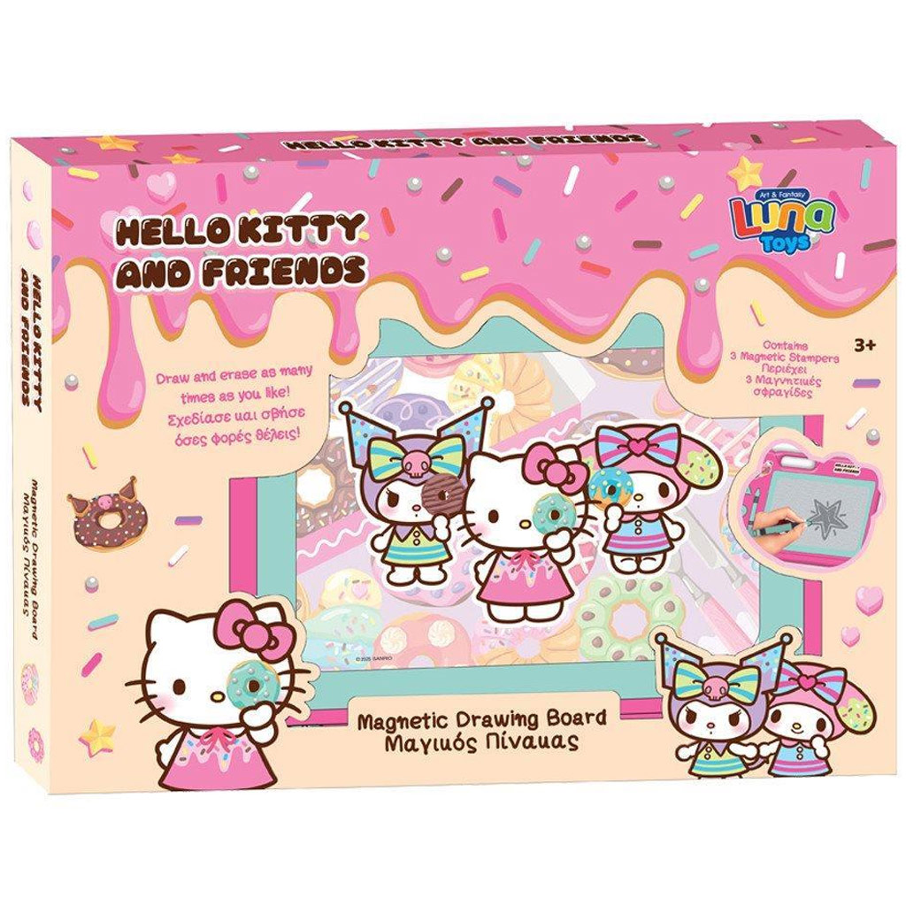 Luna: Hello Kitty letörölhető mágneses rajztábla 38×28×3cm kép 1
