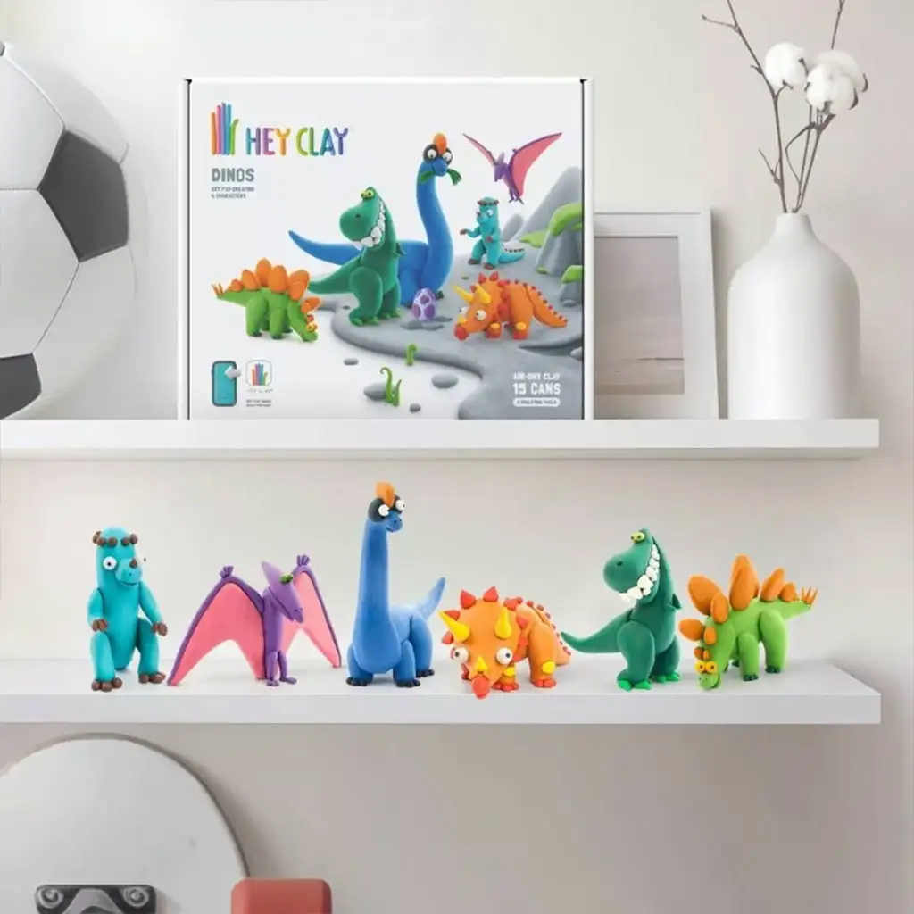 Hey Clay: Veľká sada plastelíny s mobilnou aplikáciou - Dinosaury kép 4