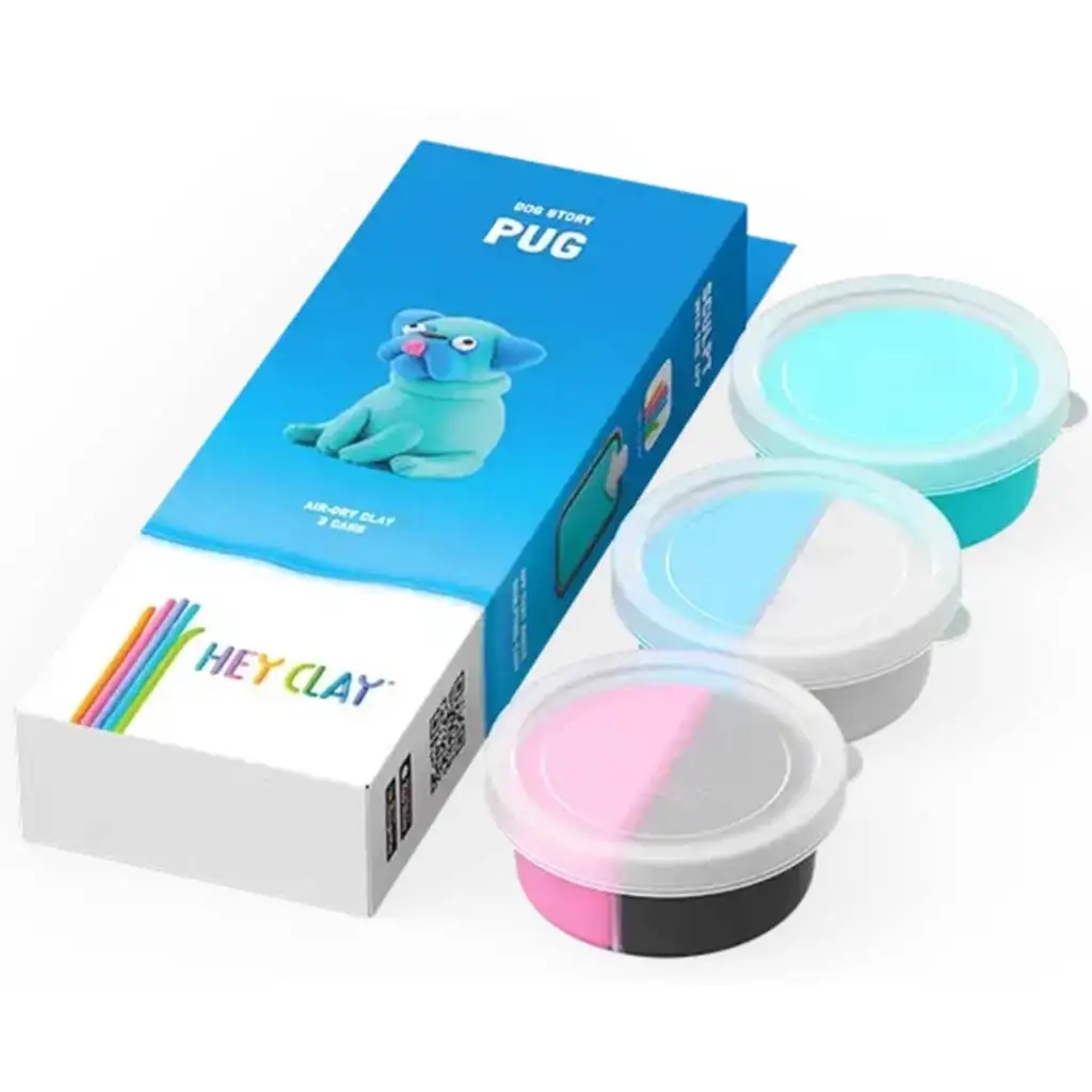 Ahoj Clay: Mäkký mopslík - sada na modelovanie kép 2