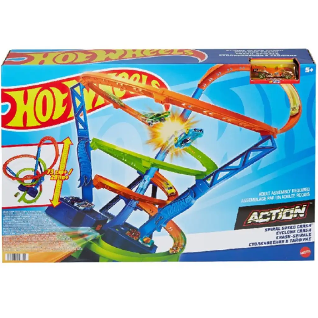 Hot Wheels Szédületes ciklon játékszett - Mattel kép 1