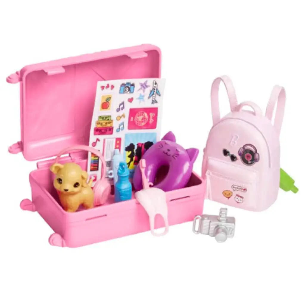 Barbie®: Dreamhouse Adventures utazó Barbie baba kiegészítőkkel - Mattel kép 2