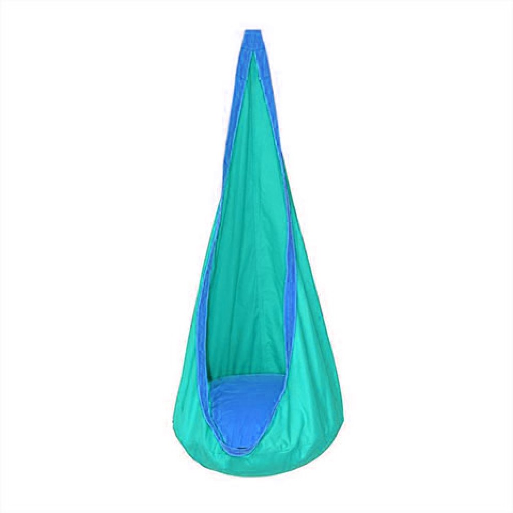 Hojdačka v tvare kvapky v modrej a tmavomodrej farbe 60cm - Wonderland