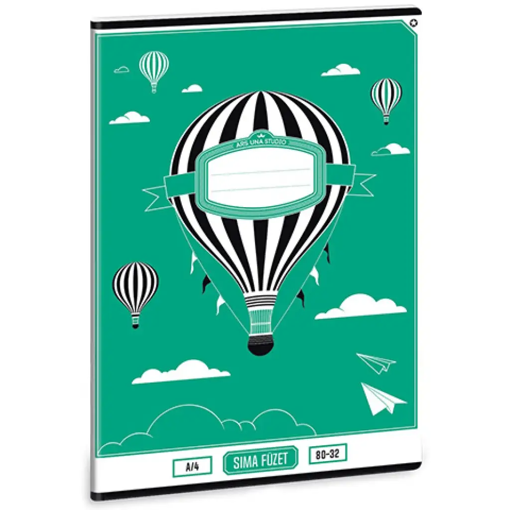 Čistý zošit s balónom A/4 80-32
