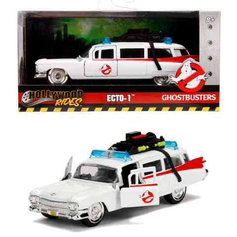Hollywood Rides - Ghostbusters: ECTO-1 kovové autíčko 1/32 - Simba Toys