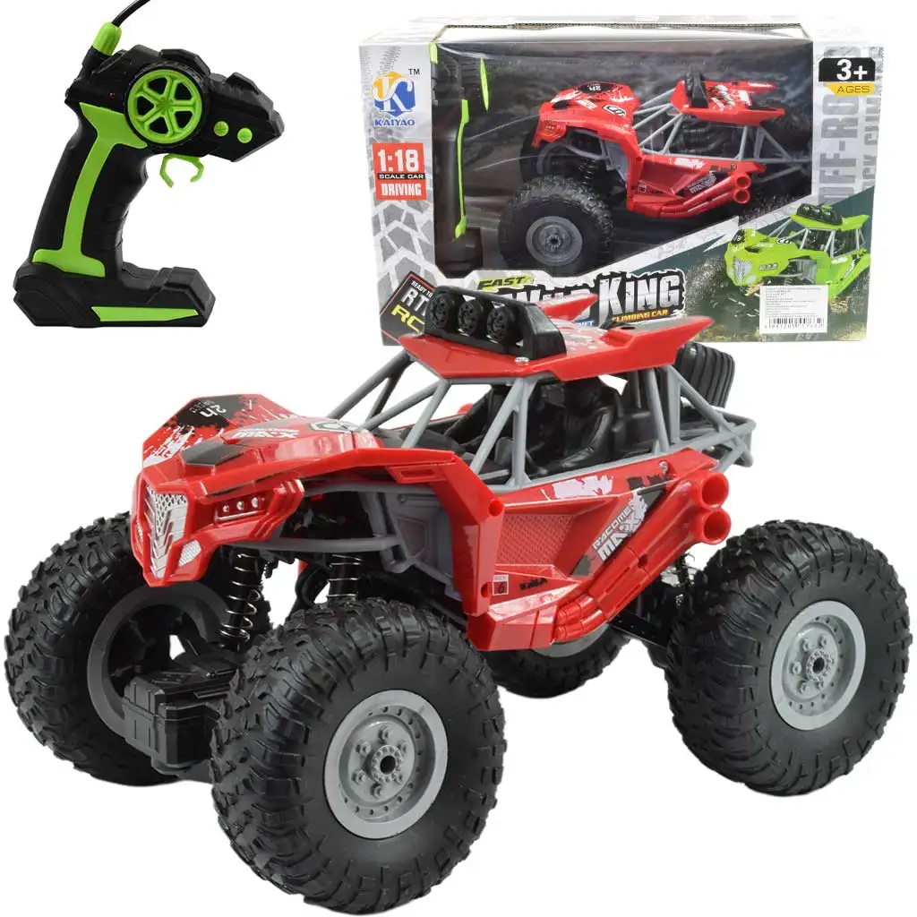 Horolezecké auto WildKing Rock Crawler na diaľkové ovládanie 1/18  20cm v rôznych variantoch 1ks