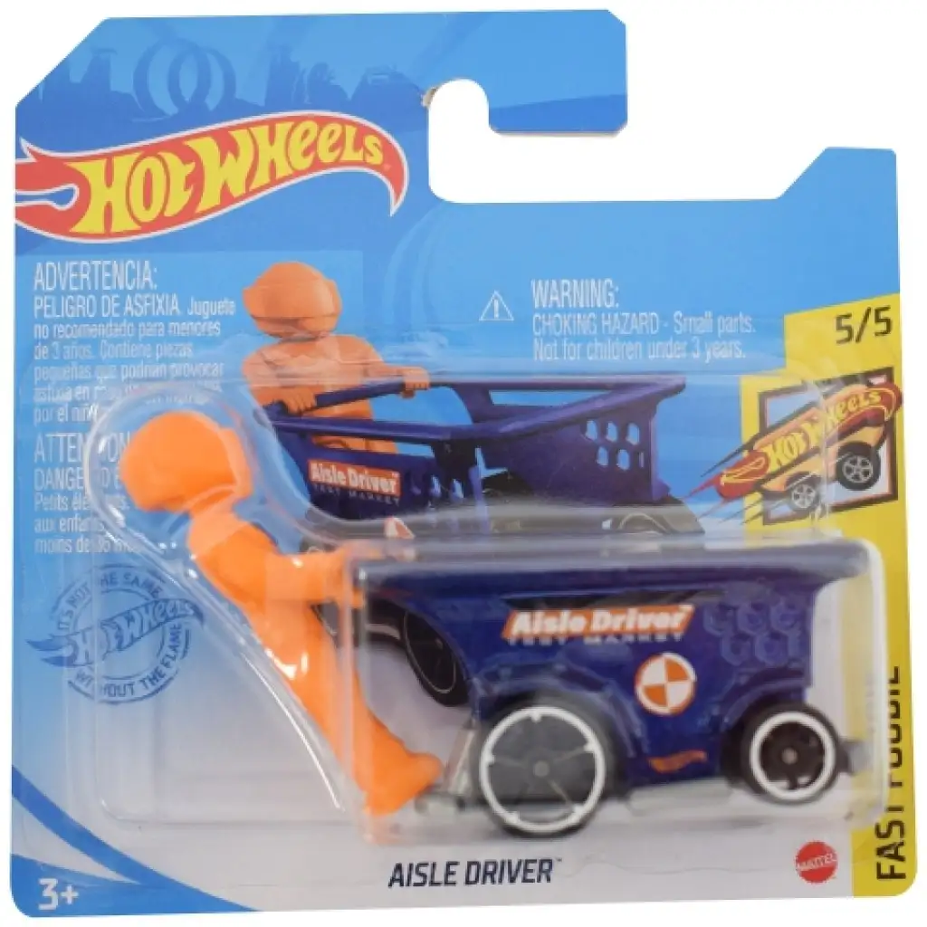 Hot Wheels: Aisle Driver fialové autíčko 1/64 - Mattel