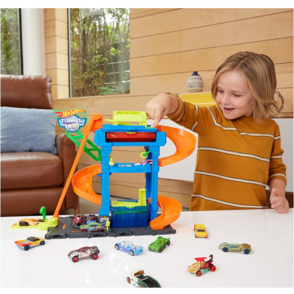 Hot Wheels City: Autoumyváreň so zmenou farby autíčkom - Mattel kép 3