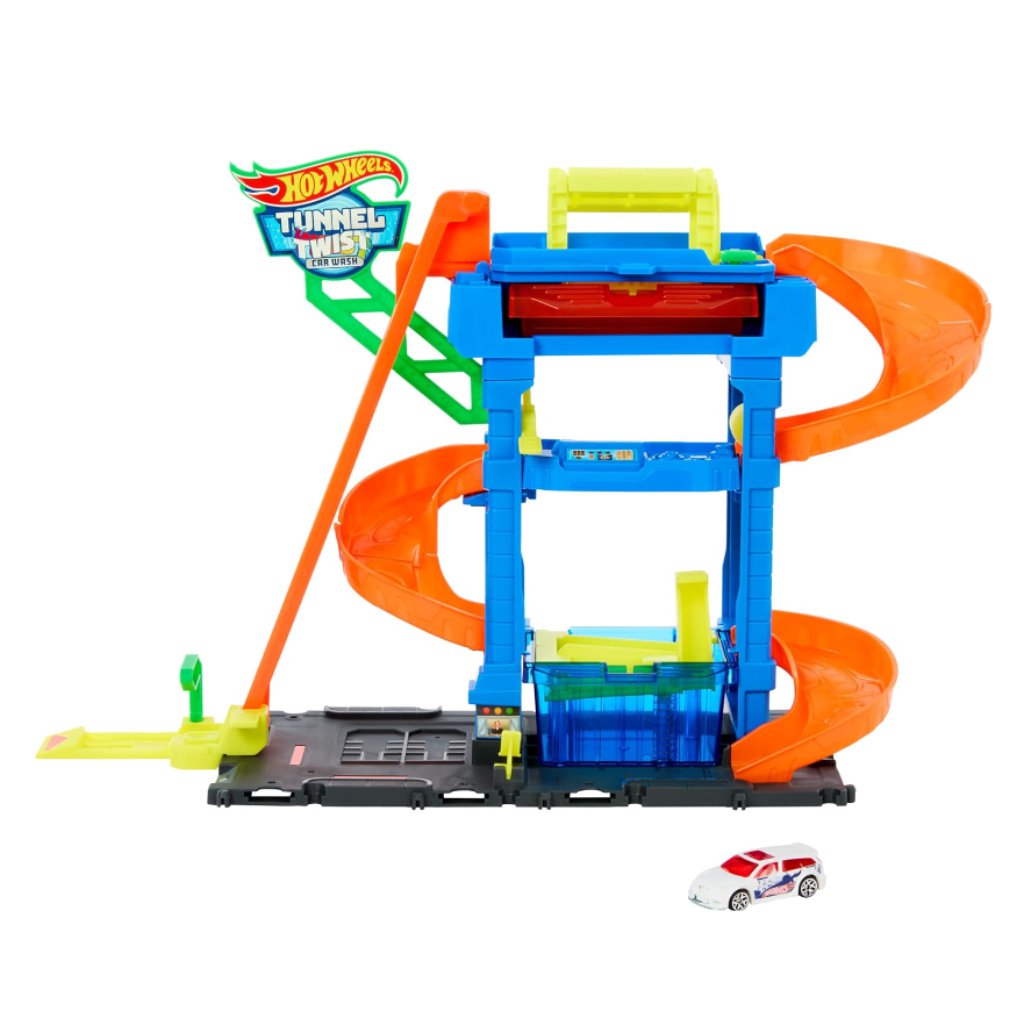 Hot Wheels City: Autoumyváreň so zmenou farby autíčkom - Mattel kép 4