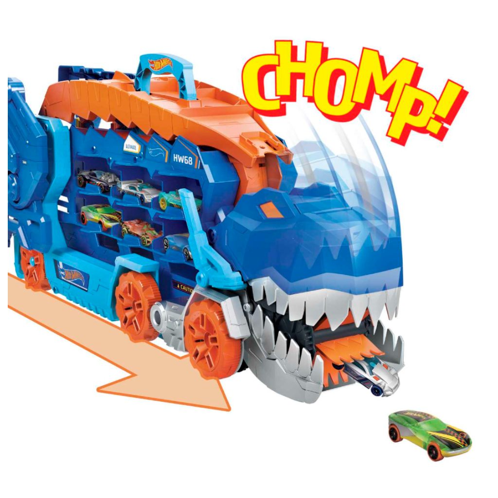Hot Wheels City: Prispôsobiteľný Ultimate Autodopravca T-Rex - Mattel kép 3