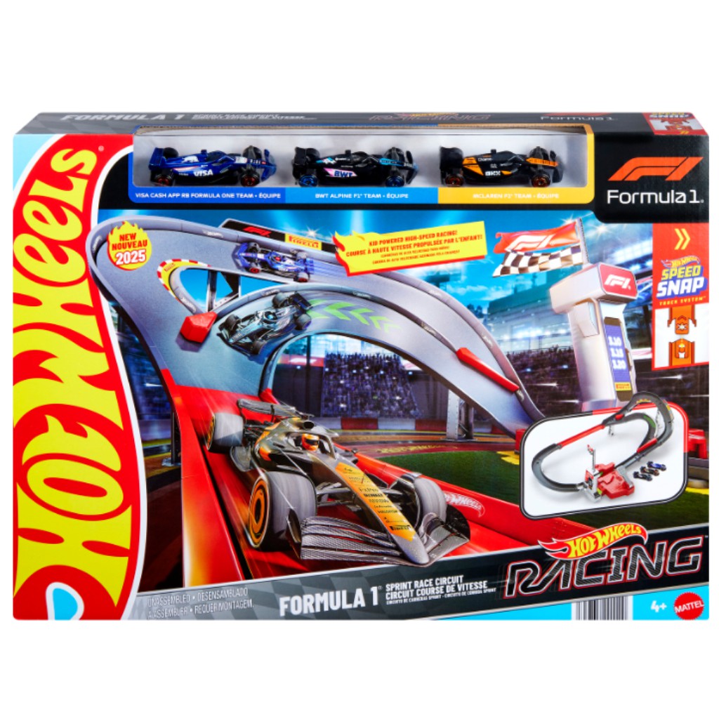 Hot Wheels: Sada pretekárskej dráhy Formuly 1 – Mattel