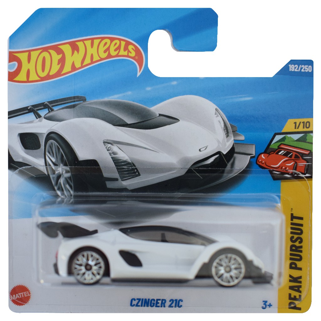 Hot Wheels: Czinger 21C biele autíčko 1/64 - Mattel