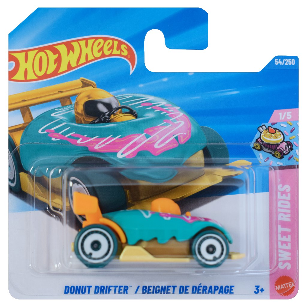 Hot Wheels: Donut Drifter / Beignet De Dérapage zelené autíčko 1/64 - Mattel