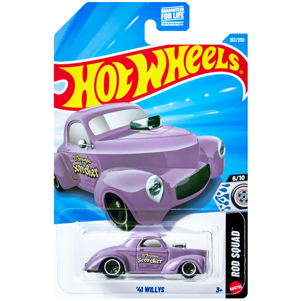 Hot Wheels: ’41 Willys kisautó 1/64 – Mattel kép 1
