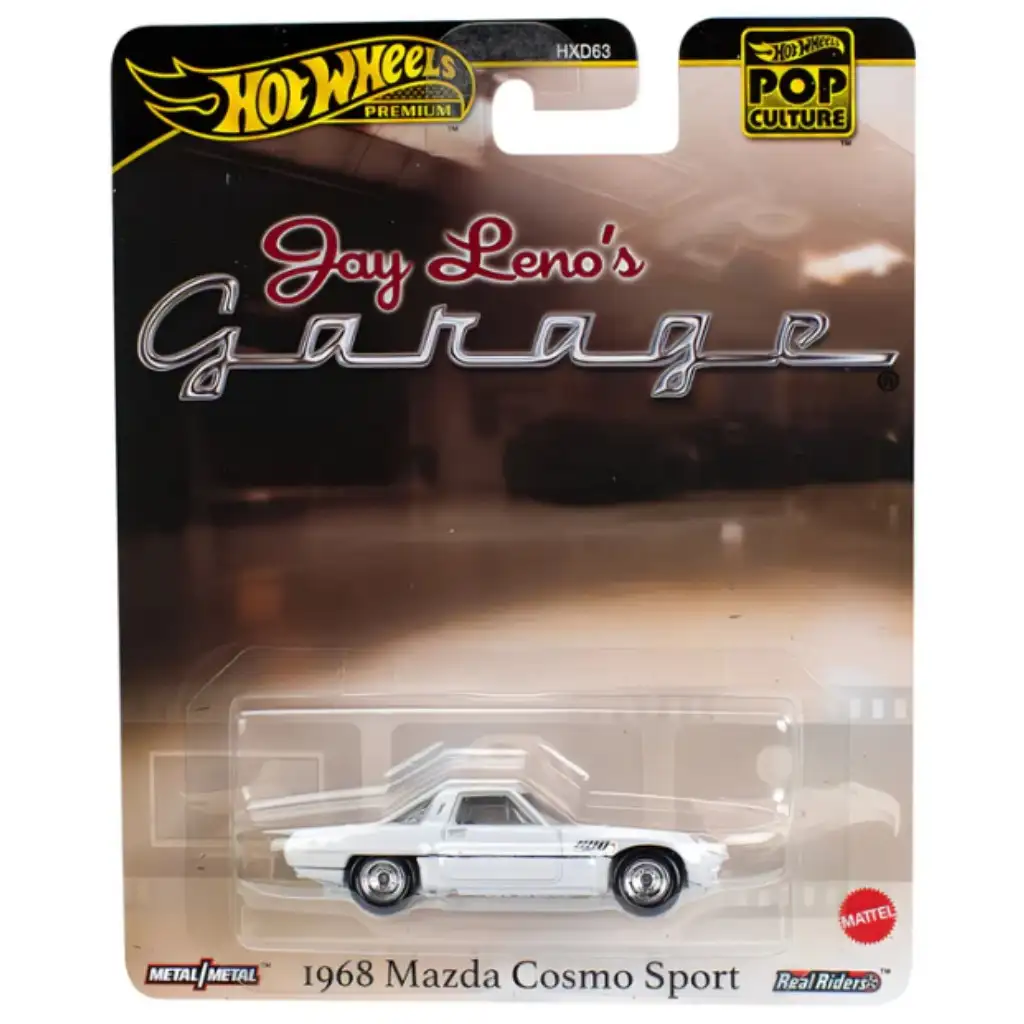Hot Wheels Pop Culture: Jay Leno garázs 1968 Mazda Cosmo Sport kisautó 1/64 - Mattel kép 1