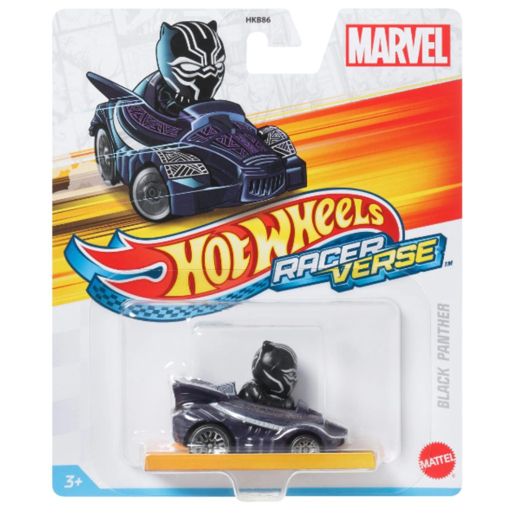 Hot Wheels Race Verse: Fekete Párduc kisautó 1/64 - Mattel kép 1