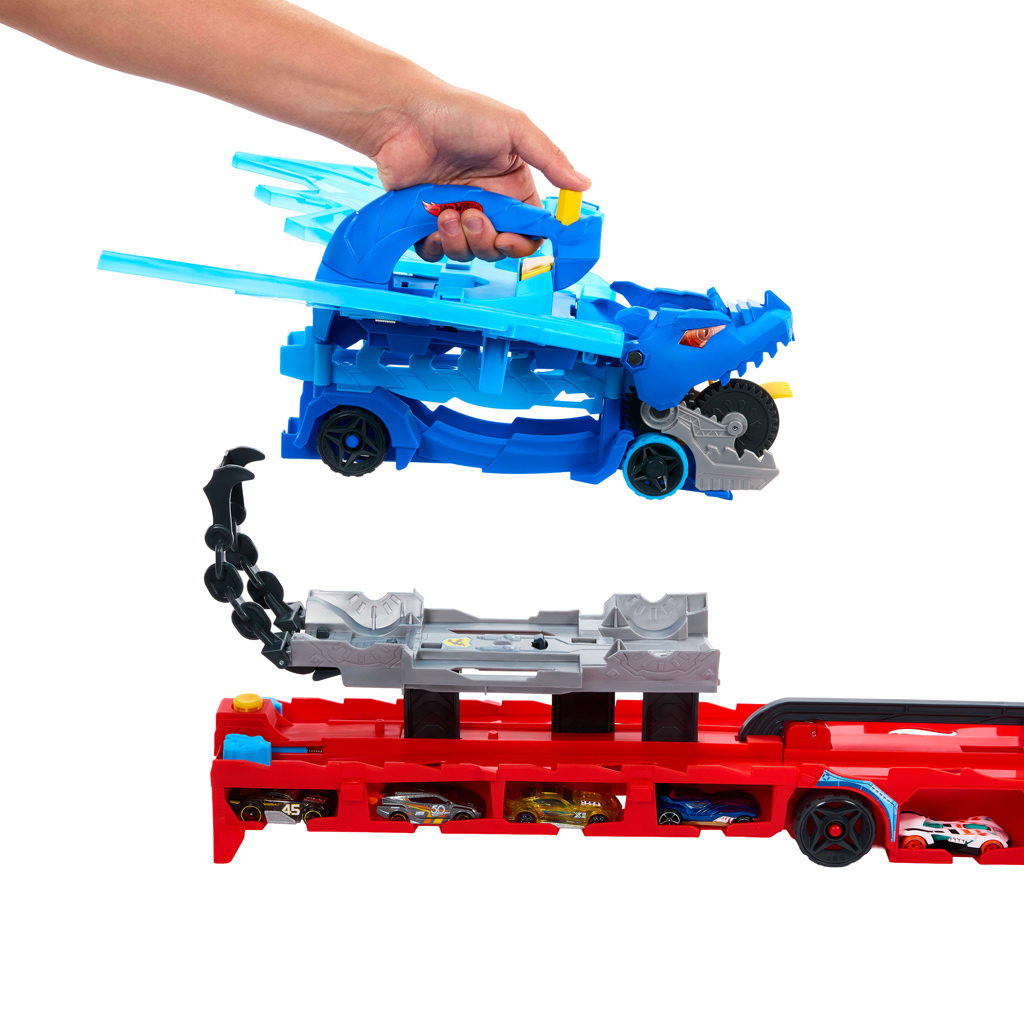 Hot Wheels City: Drakovoz autotransportér - Mattel kép 3