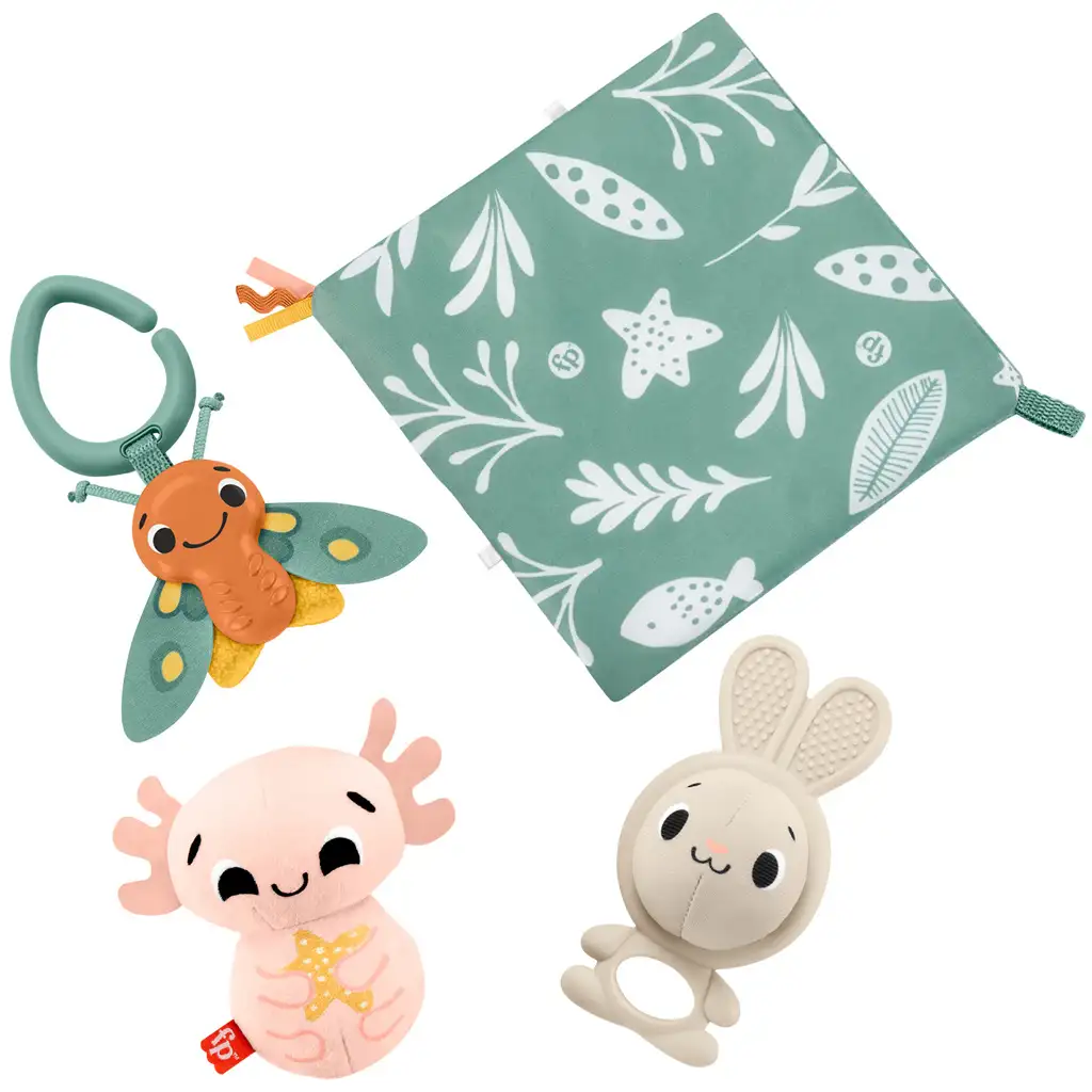 Fisher-Price: Sensimals Ahoj zmyslová sada 4 ks detských hračiek - Mattel kép 2