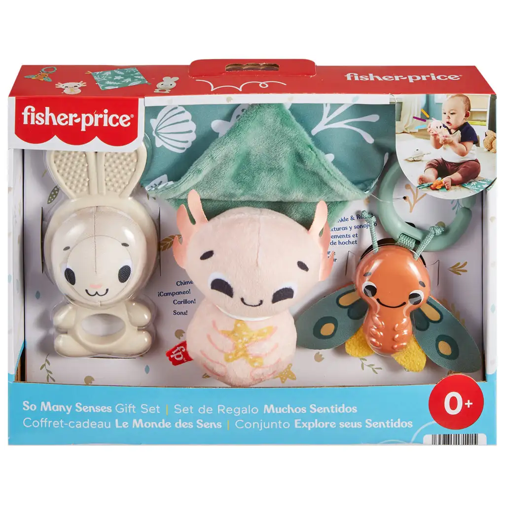 Fisher-Price: Sensimals Ahoj zmyslová sada 4 ks detských hračiek - Mattel kép 7