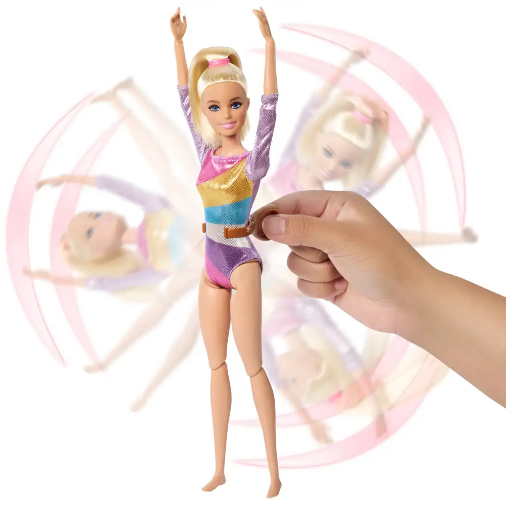 Barbie: Súprava gymnastická bábika s doplnkami - Mattel kép 6