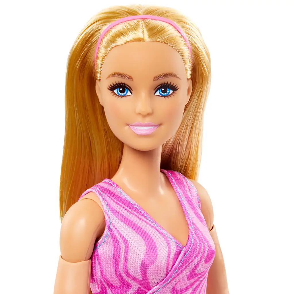 Barbie: Ohybná joga bábika so svetlými vlasmi - Mattel kép 5