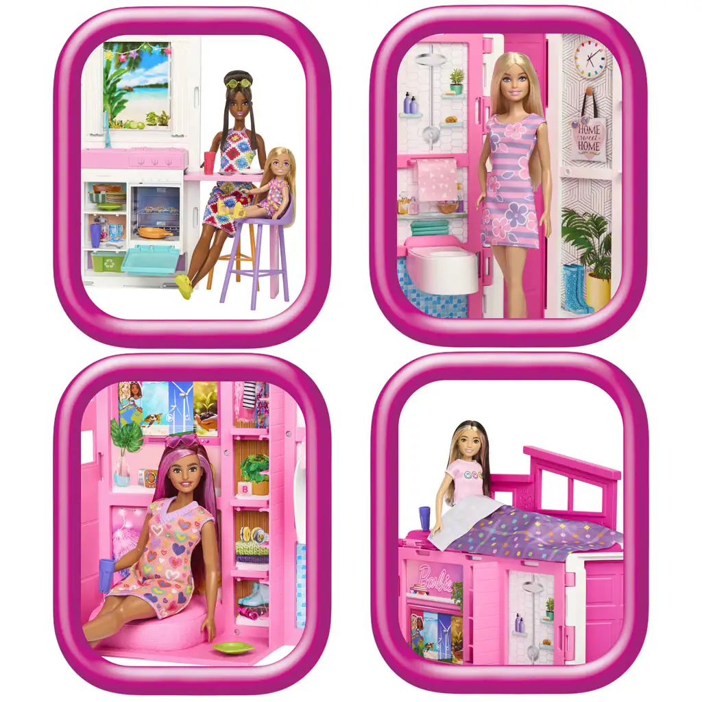 Barbie: Együtt a Földért álomház kiegészítőkkel - Mattel kép 7