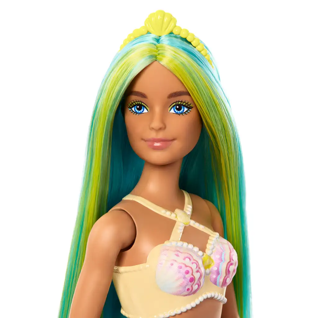 Barbie Dreamtopia: Bábika s modrými vlasmi a plutvou - Mattel kép 3