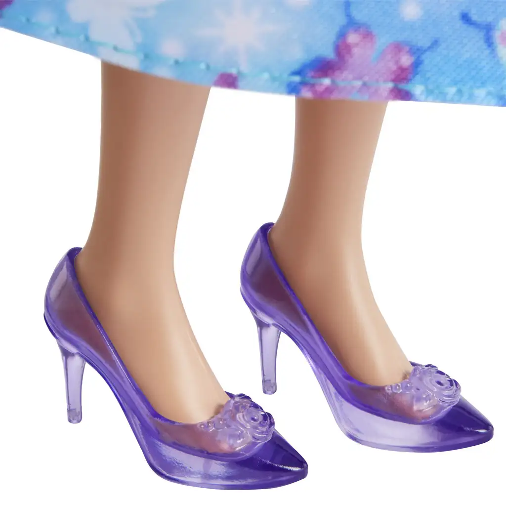 Barbie Dreamtopia: Princezná bábika v modrých šatách s motýľmi - Mattel kép 4