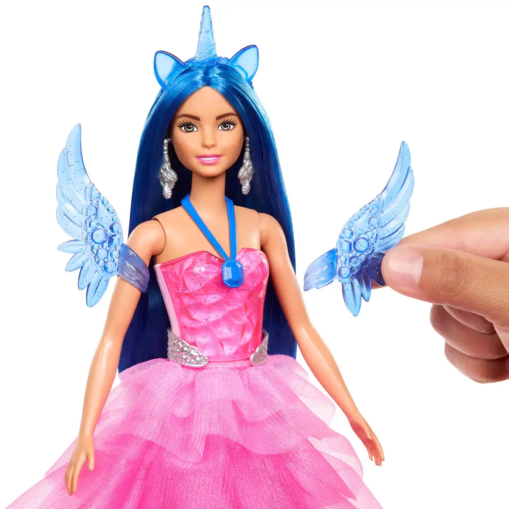 Barbie: Princezná s zafírovým pegasom bábika s doplnkami - Mattel kép 3