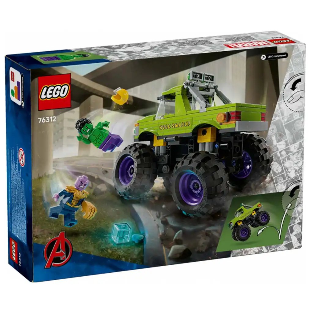 LEGO® Marvel: Hulkovo obrovské terénne vozidlo vs Thanos (76312) kép 2