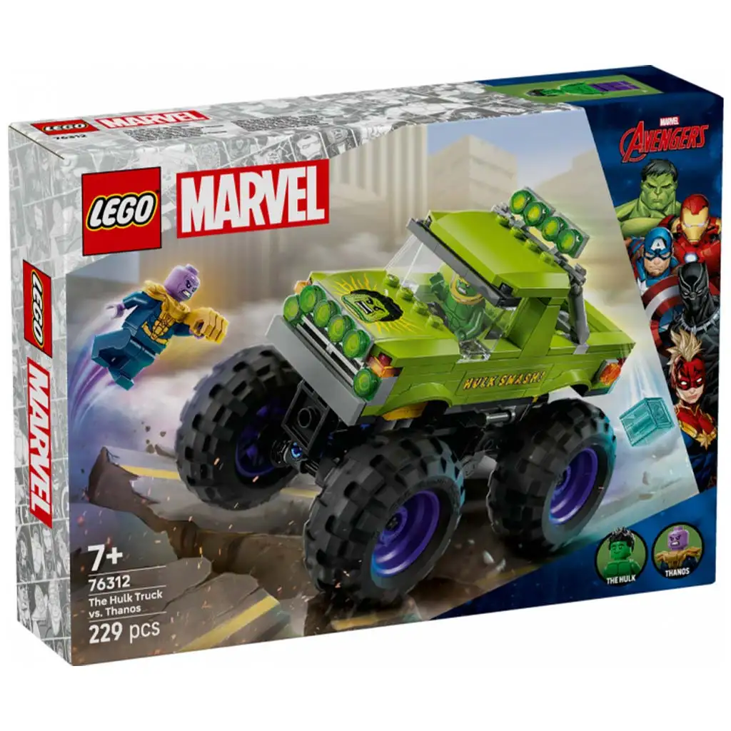 LEGO® Marvel: Hulkovo obrovské terénne vozidlo vs Thanos (76312)