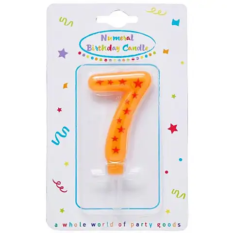 Hviezdicová sviečka číslo 7