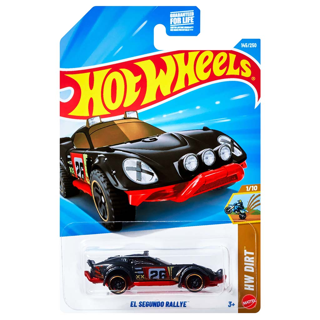 Hot Wheels: El Segundo Rallye piros-fekete kisautó 1/64 - Mattel kép 1