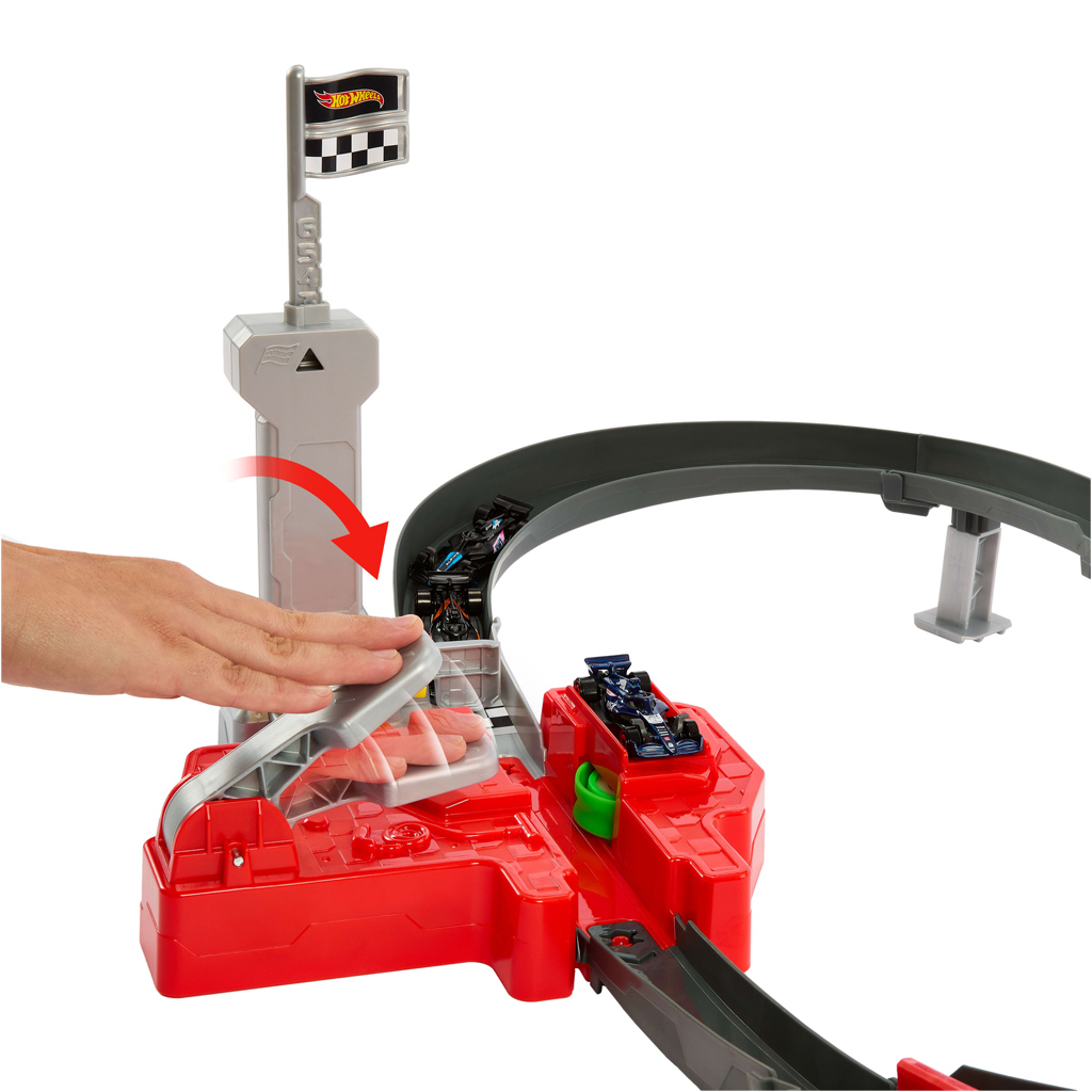 Hot Wheels: Sada pretekárskej dráhy Formuly 1 – Mattel kép 3