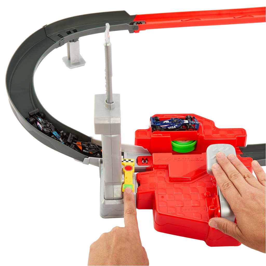 Hot Wheels: Sada pretekárskej dráhy Formuly 1 – Mattel kép 4