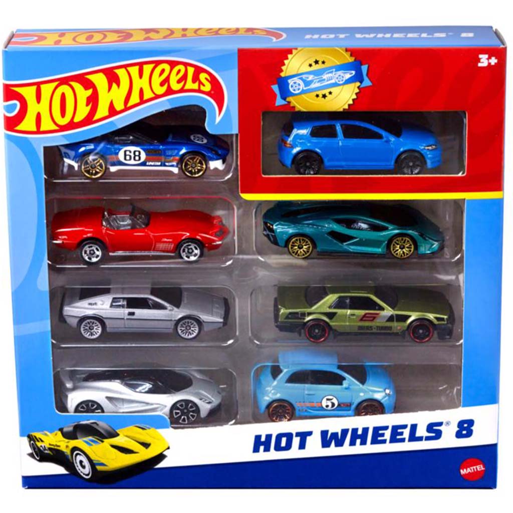 Hot Wheels autíčka 8-kusový balík - Mattel kép 2