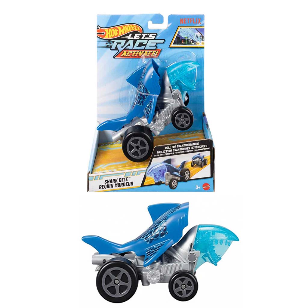 Hot Wheels: Let's Race Shark Bite 1/32 kisautó - Mattel kép 1