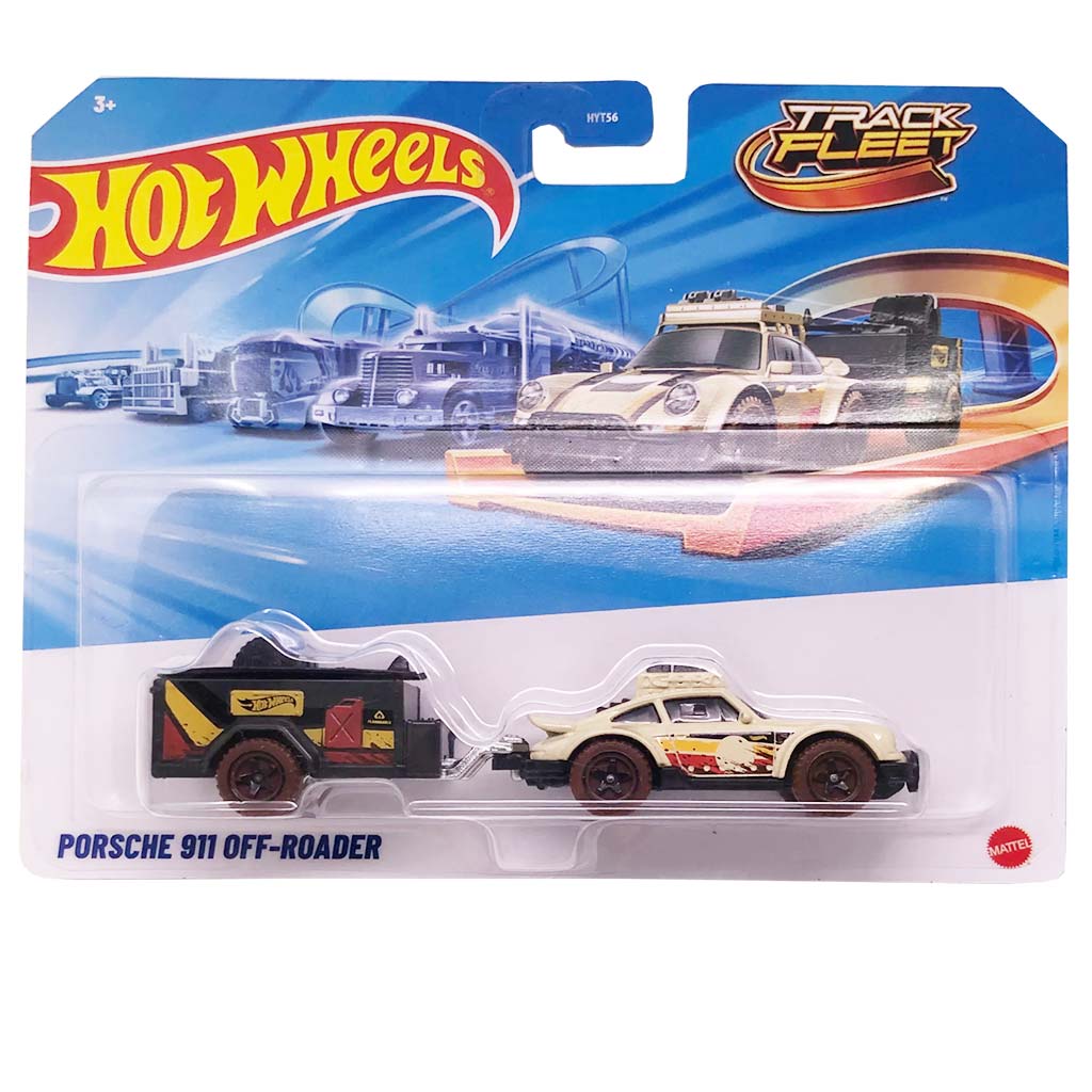 Hot Wheels: Porsche 911 Off-Roader transportné auto v mierke 1:64 – Mattel