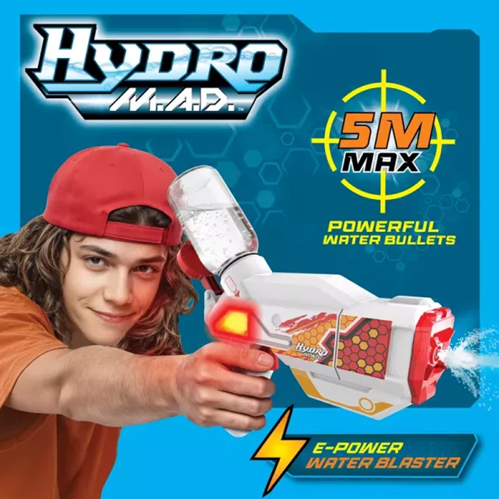 Silverlit: Hydro M.A.D mini elektrická vodná pištoľ - Biela kép 2