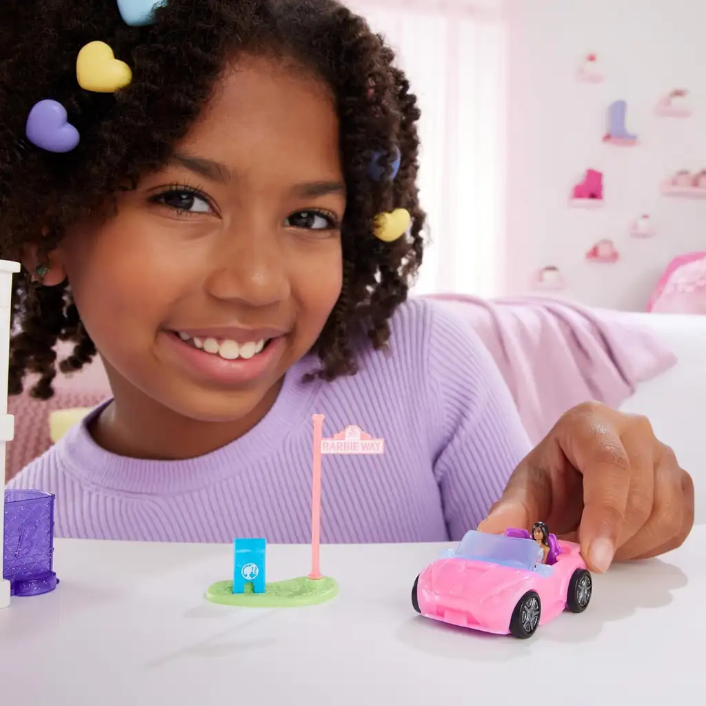 Barbie: Mini BarbieLand járművek - Álom autó szett - Mattel kép 4