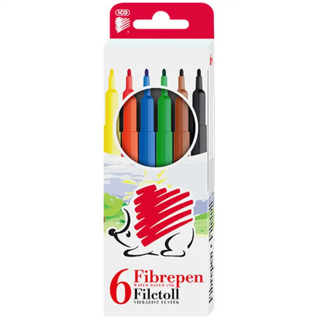 ICO: 6 dielny set popisovačov 300