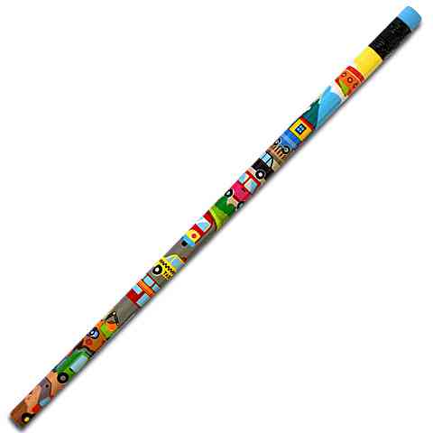 ICO: Grafitová ceruzka Bensia s gumou, motív vozidlá