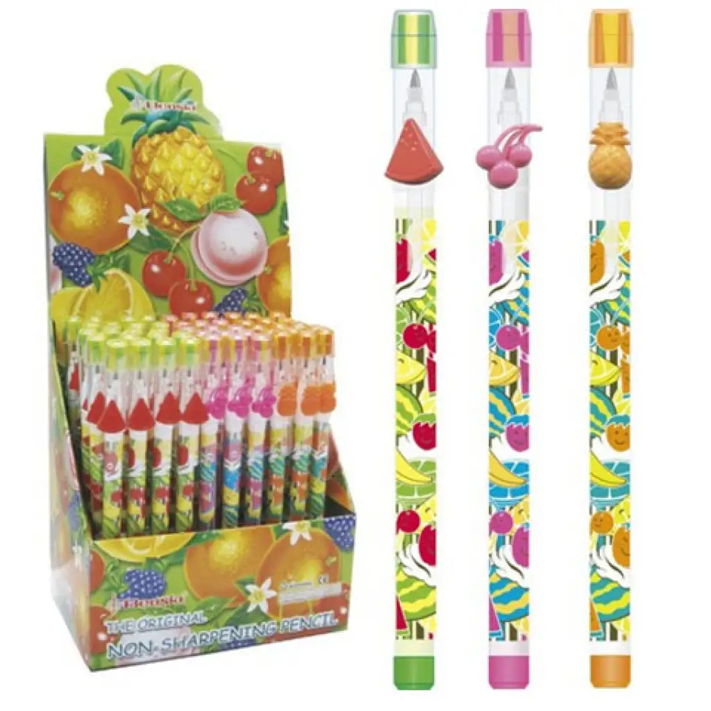 ICO: Bensia Ceruzka s gumou s ovocným vzorom - rôzne varianty