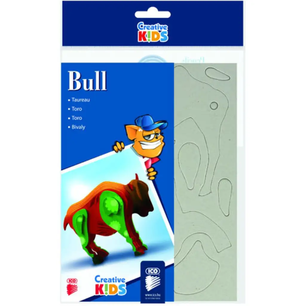 ICO: Creative Kids 3D bivaly figura kép 1