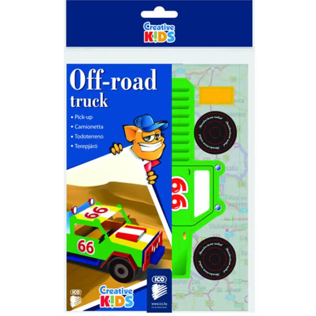 ICO: Creative Kids 3D farebné terénne auto