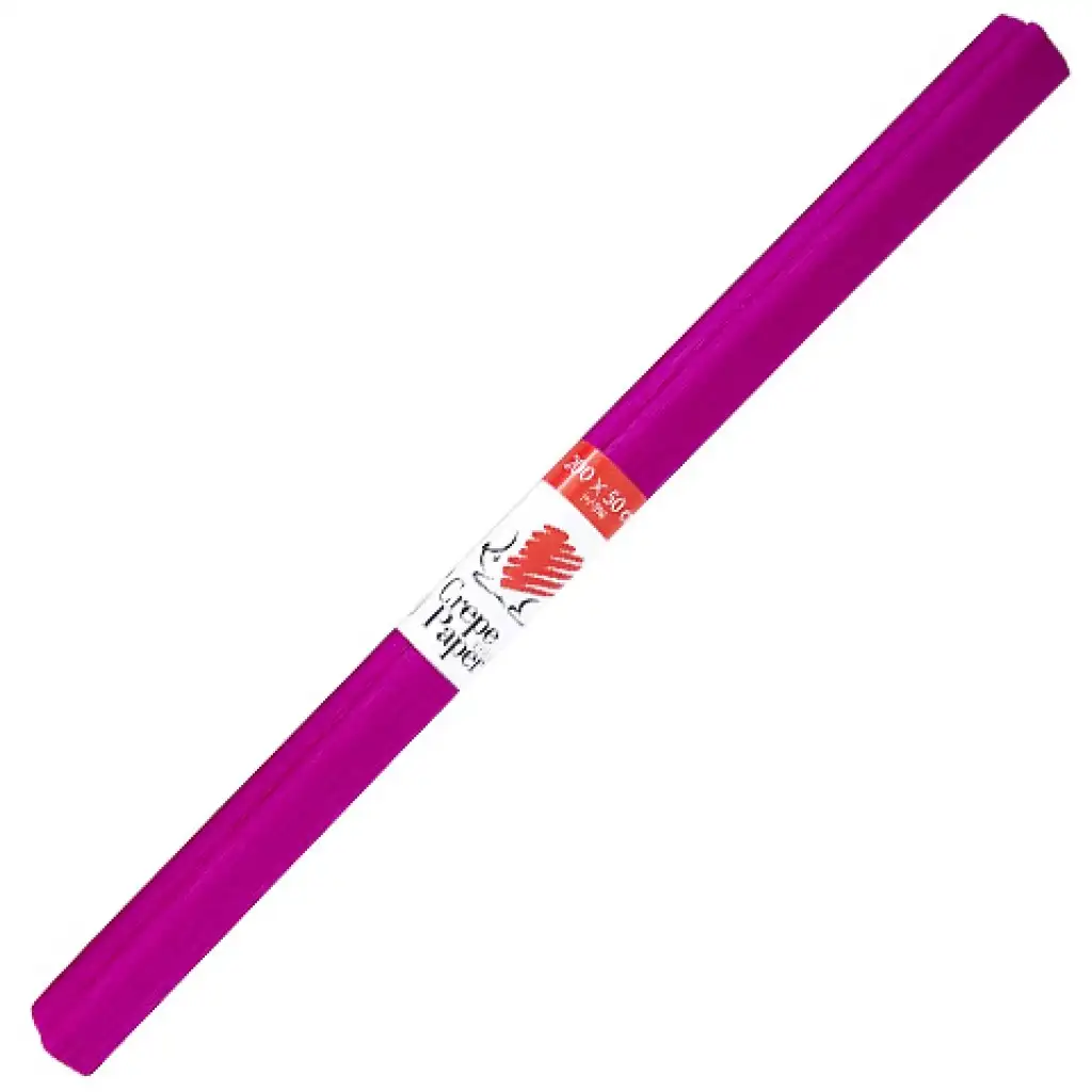 ICO: Cyklamenový krepový papier 200x50cm