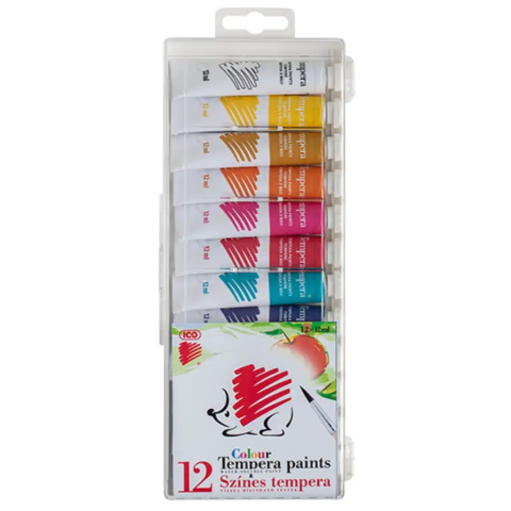 ICO: Farebné tempery 12ks 12ml